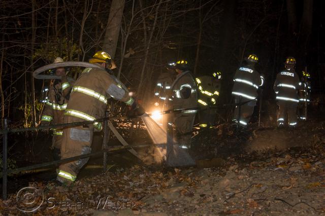 Woods Fire - Gerloff Rd. - LF Twp. - 11/14/2013